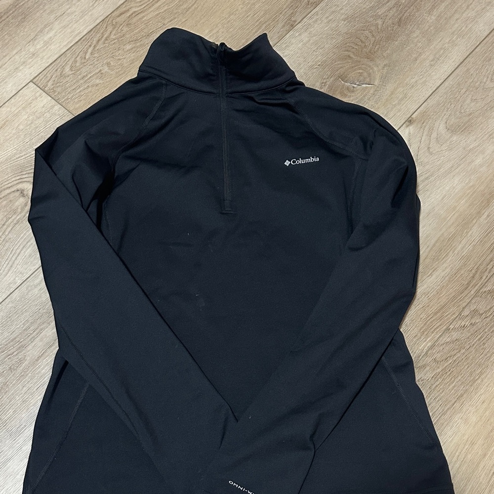 Columbia Black Half-Zip Pullover